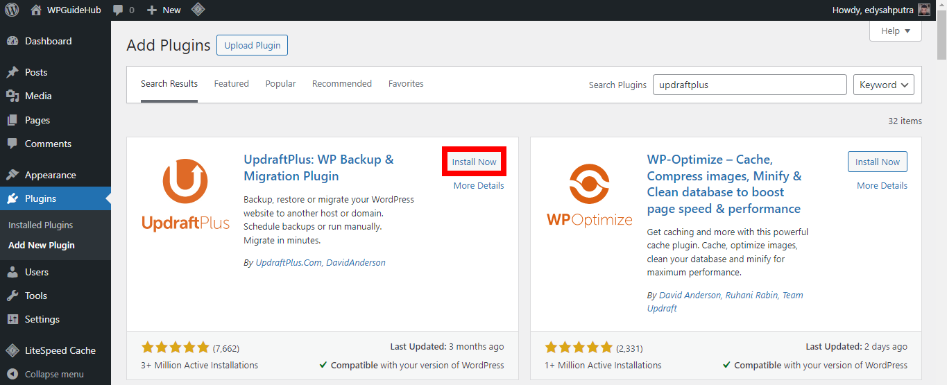 How to Backup Your WordPress Site